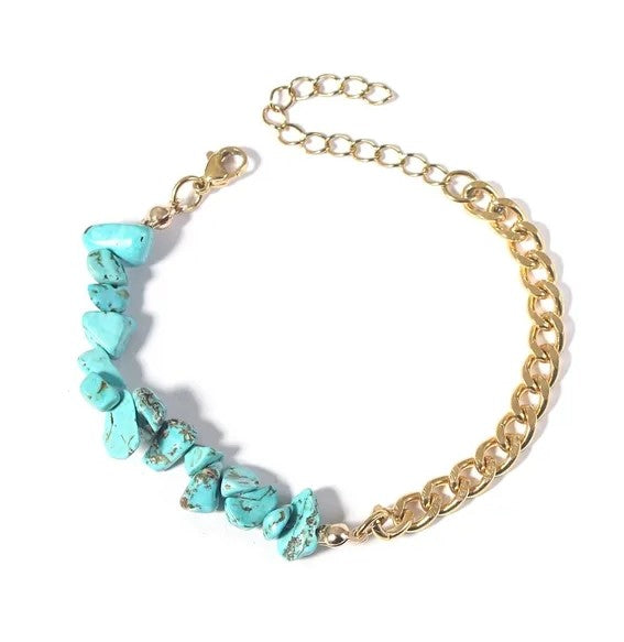 Bohemian Crystal Charm Bracelet