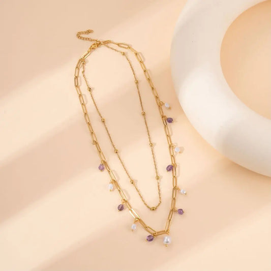 Serene Elegance Pearl Necklace