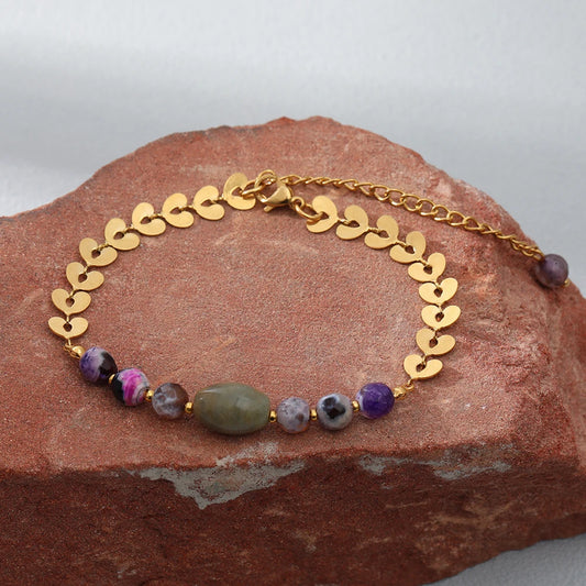 Royal Amethyst Stone Bracelet