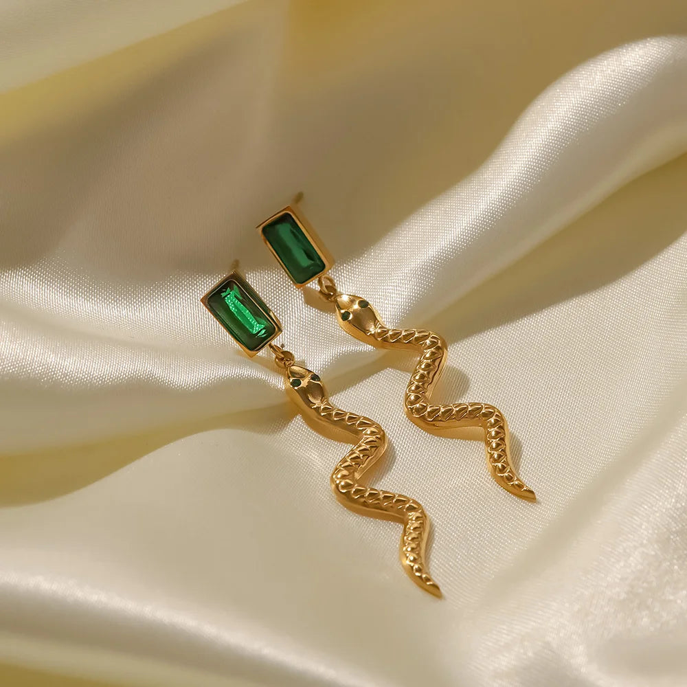 Serpentine Glamour Earring