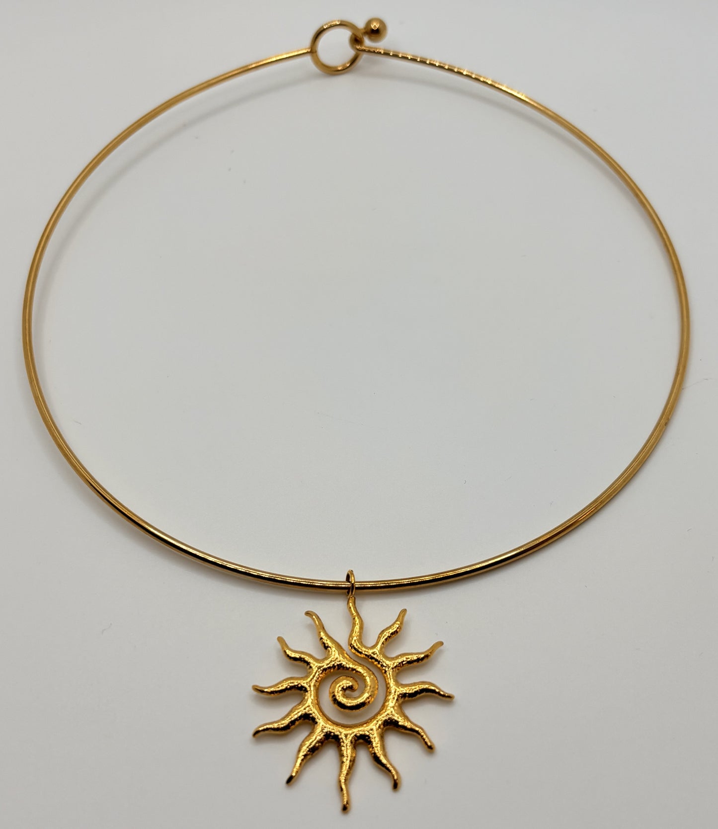 Sunshine Spiral Necklace